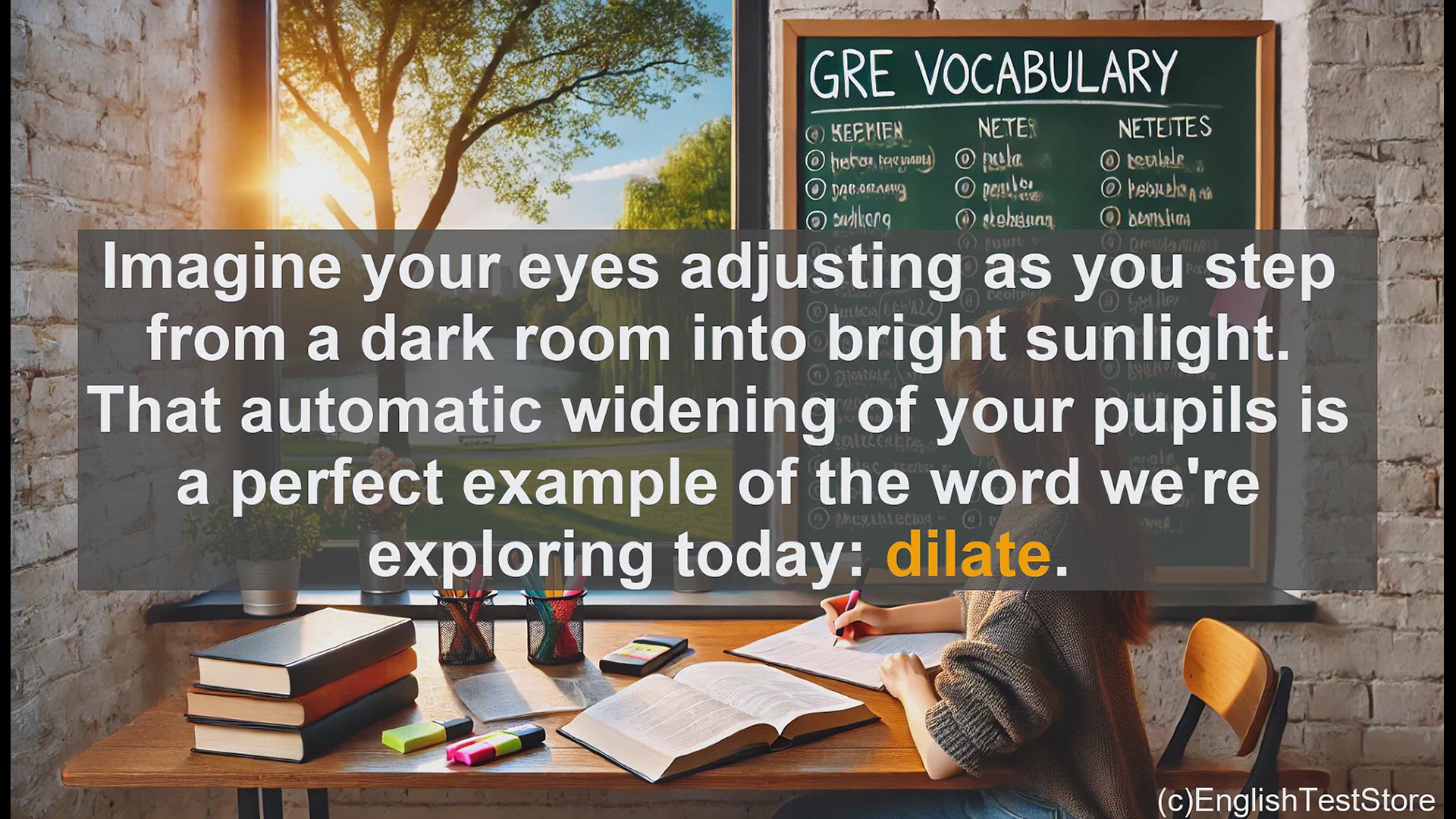 'Video thumbnail for GRE Vocabulary Lesson: The Expanding Power of Dilate'