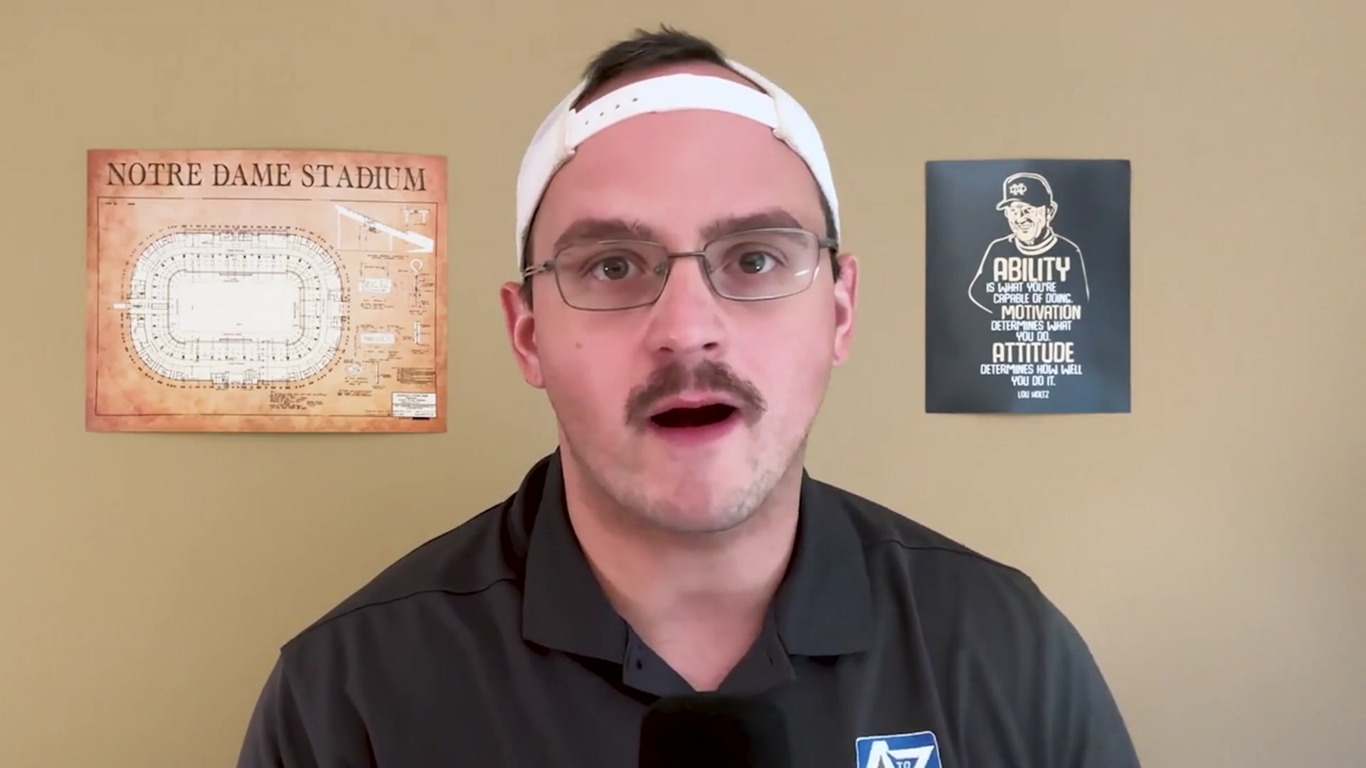 'Video thumbnail for Notre Dame will have an answer to a WR recruiting question mark on July 4th'