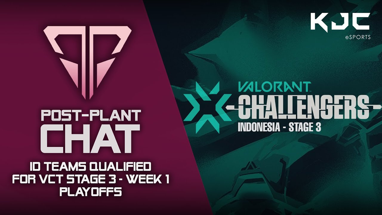 Video thumbnail for Indonesia Teams Qualified for VCT Stage 3 - Week 1 Playoffs | Post-Plant Chat
