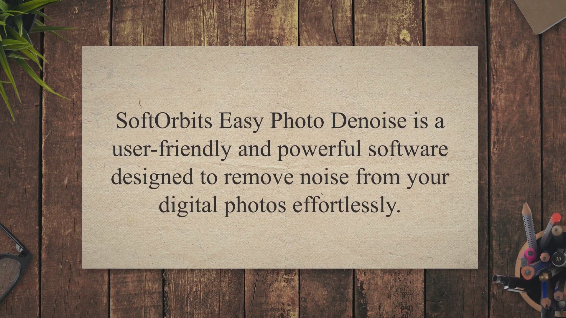 'Video thumbnail for SoftOrbits Easy Photo Denoise: The Best Photo Noise Reduction Software – Get Your Giveaway Version Today!'