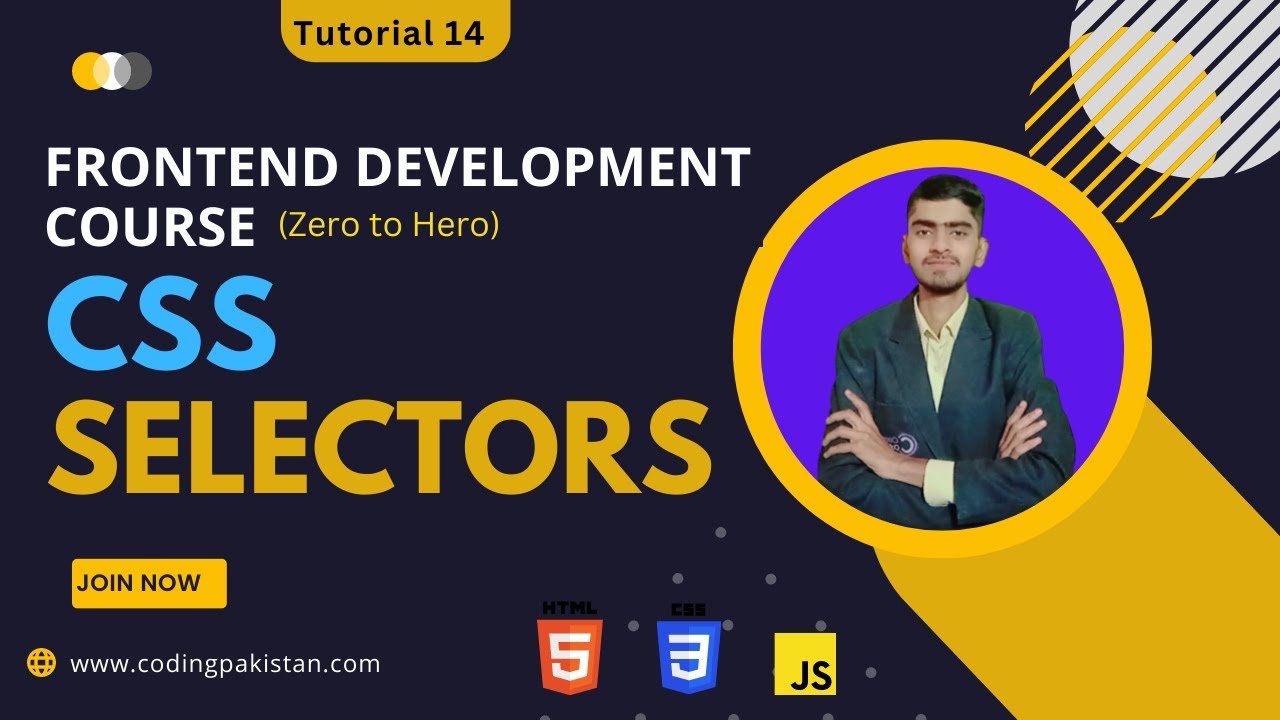 'Video thumbnail for What is CSS Selectors - How to use CSS selectors - Frontend Development Complete Course Tutorial 14'