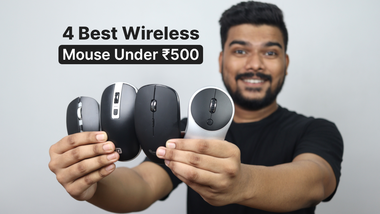 'Video thumbnail for 4 Best Wireless Mouse Under ₹500'