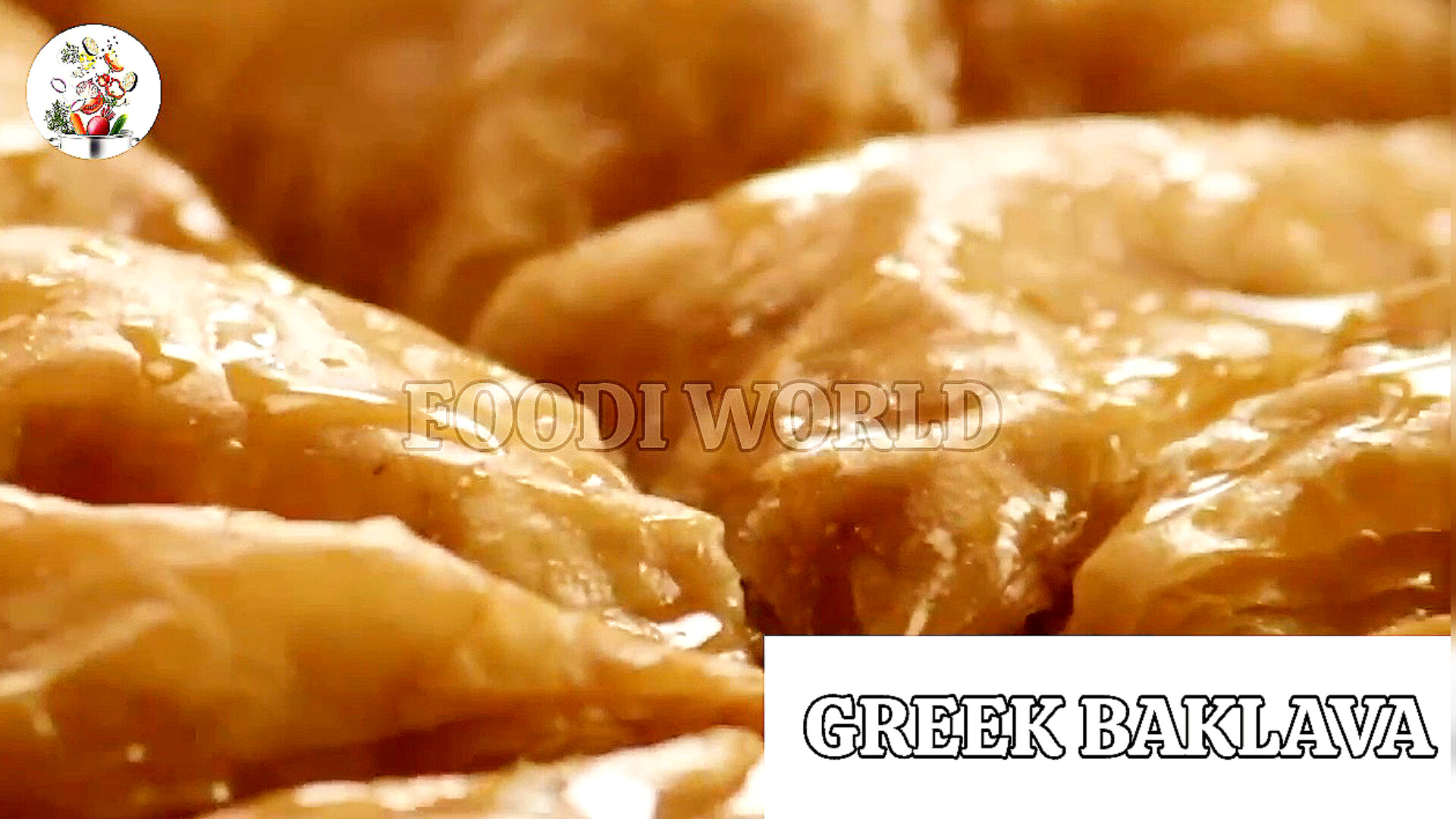 Video thumbnail for GREEK BAKLAVA Recipe Homemade easy to make