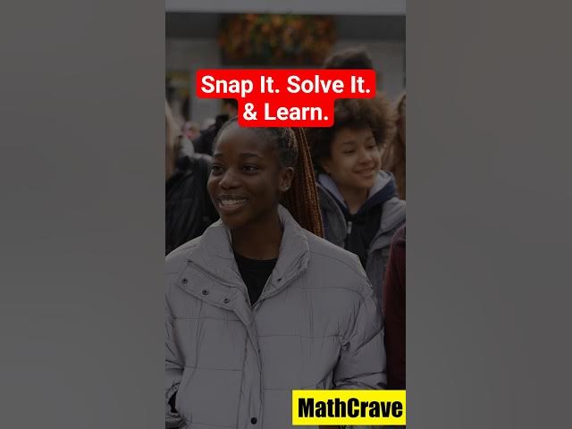 Video thumbnail for The Best Free Homework Helper for Math, Science & Economics | MATHCRAVE #mathcrave
