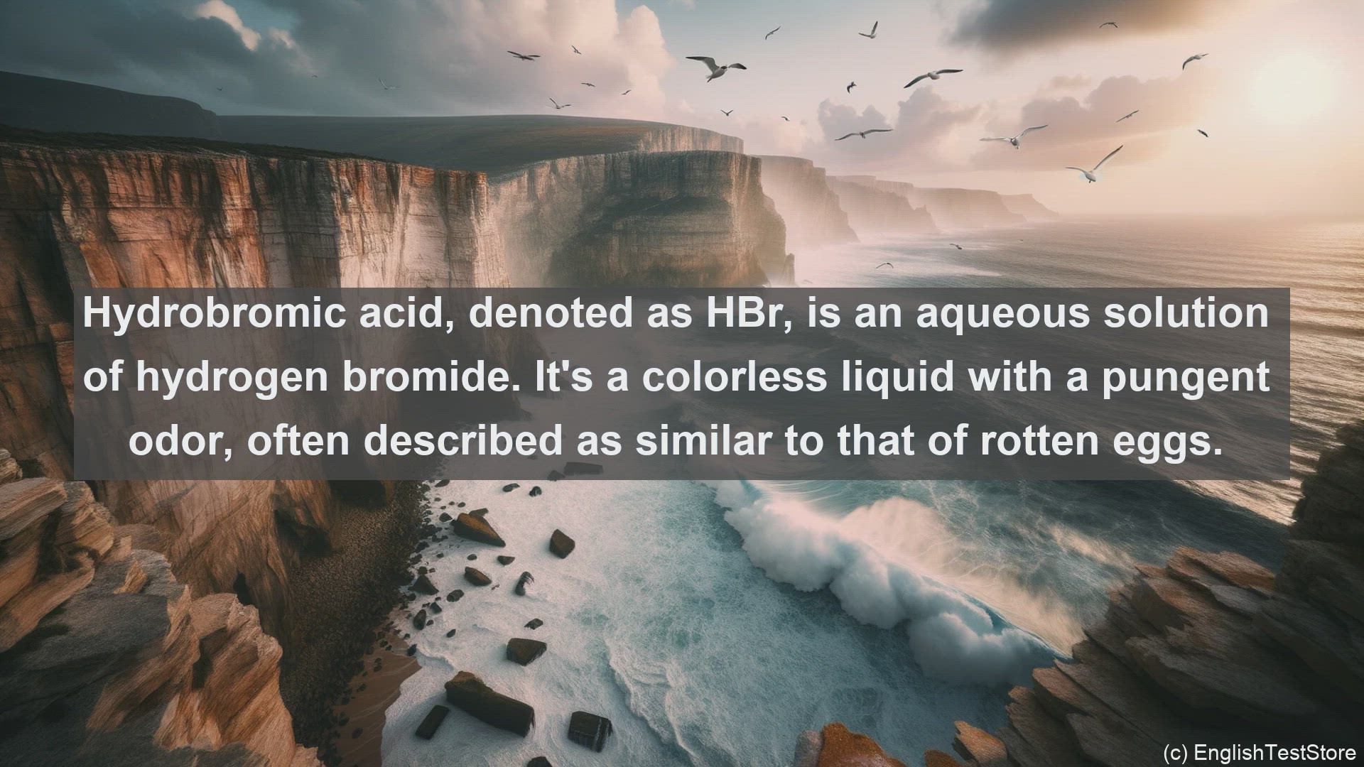'Video thumbnail for Hydrobromic acid in science  definition and examples'