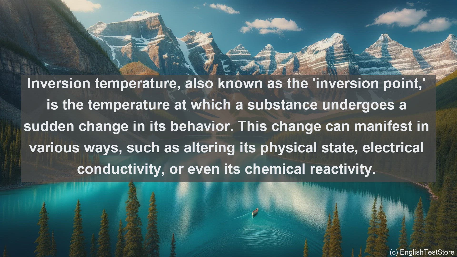 'Video thumbnail for Inversion temperature in science  definition and examples'