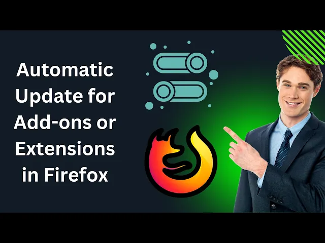 'Video thumbnail for How to Enable or Disable Automatic Update for Add-ons or Extensions in Firefox | GearUpWindows'