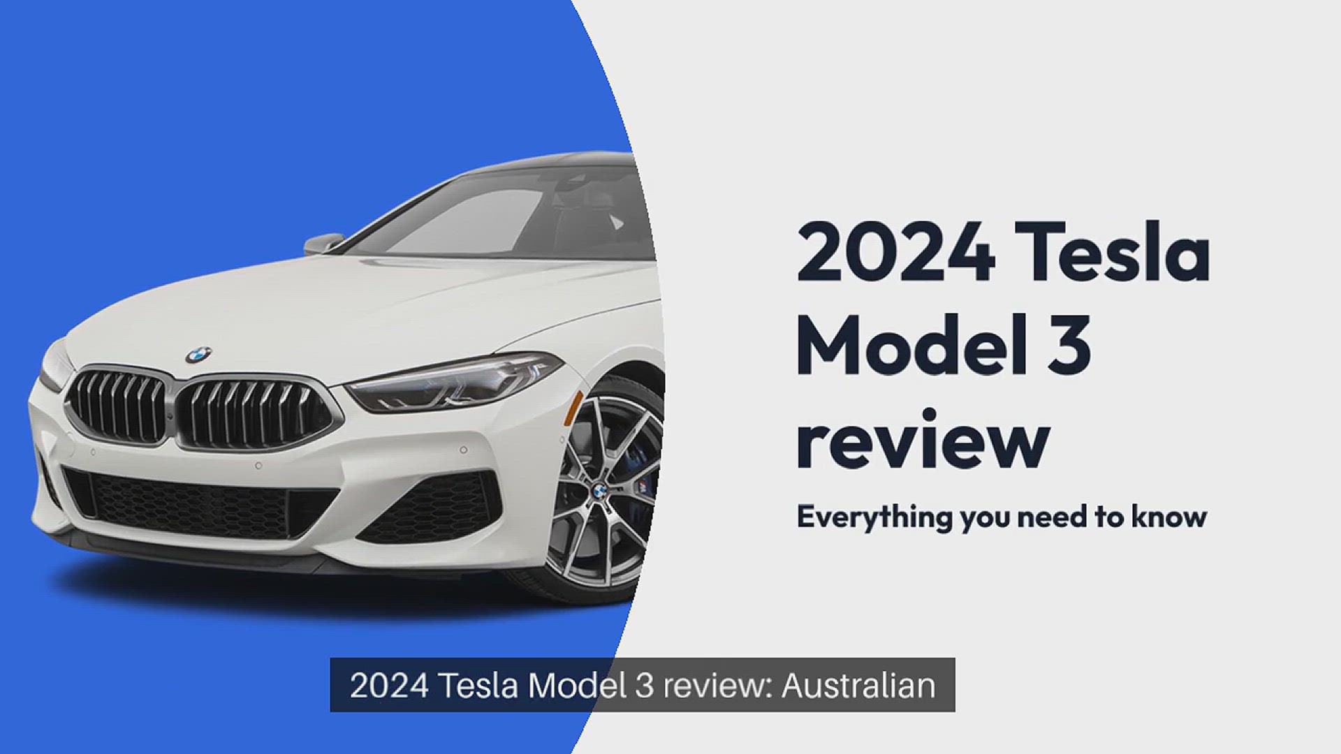 'Video thumbnail for 2024 Tesla Model 3 review: Australian first drive'