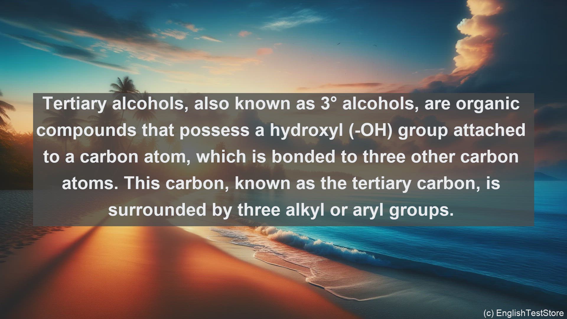 'Video thumbnail for Tertiary alcohols in science  definition and examples'