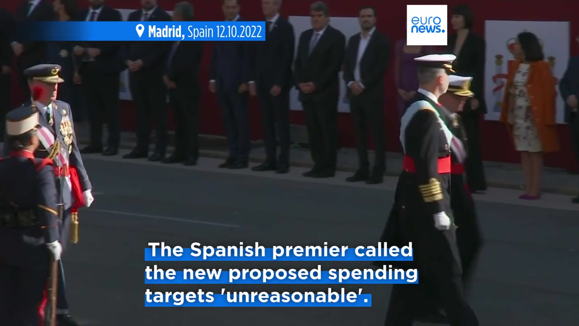 'Video thumbnail for Spain’s PM Pedro Sánchez rejects NATO's 5% of GDP spending plan as 'unreasonable''