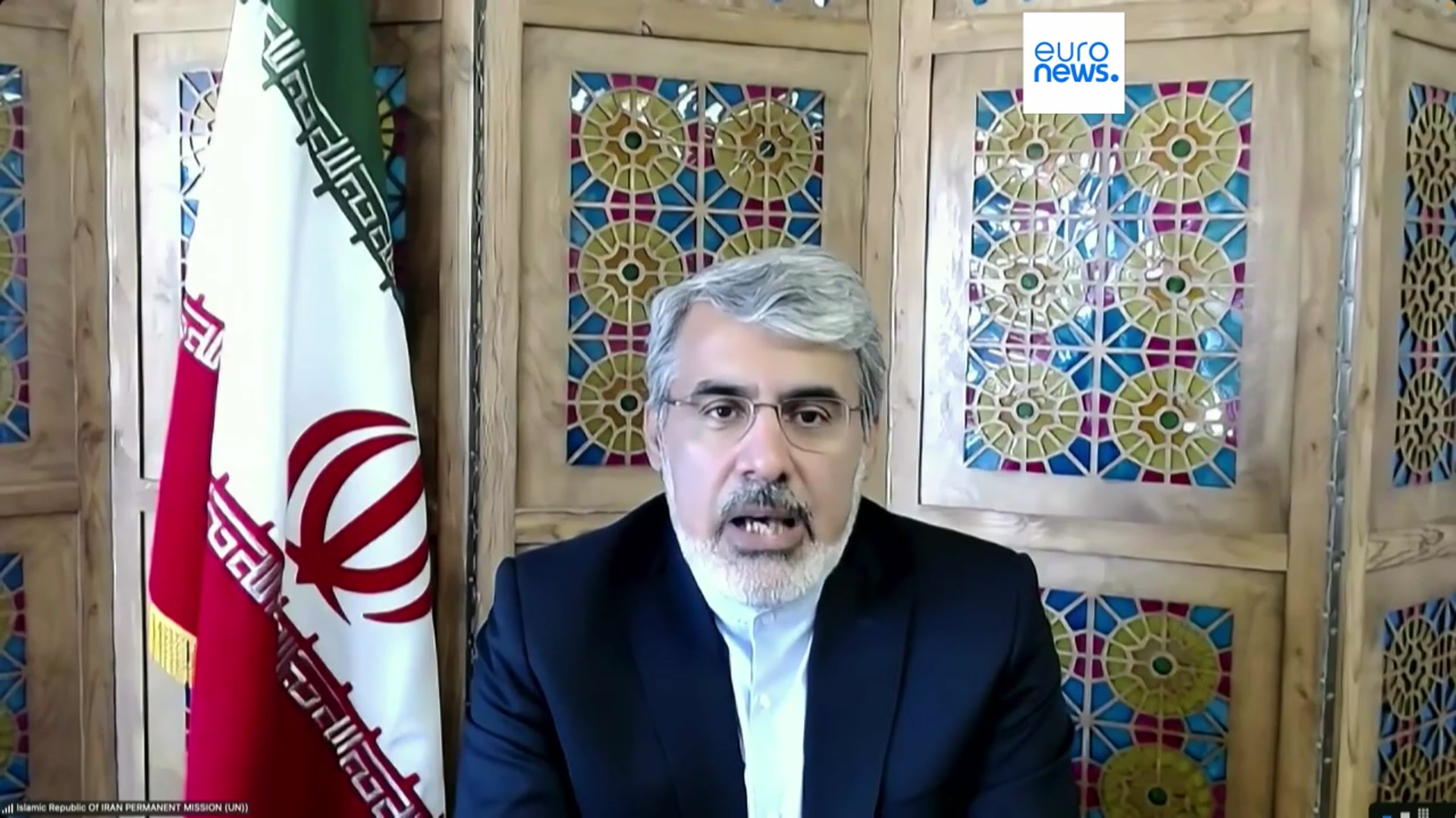 'Video thumbnail for Europe partly to blame for Iran-Israel conflict, Iran's UN ambassador tells Euronews'