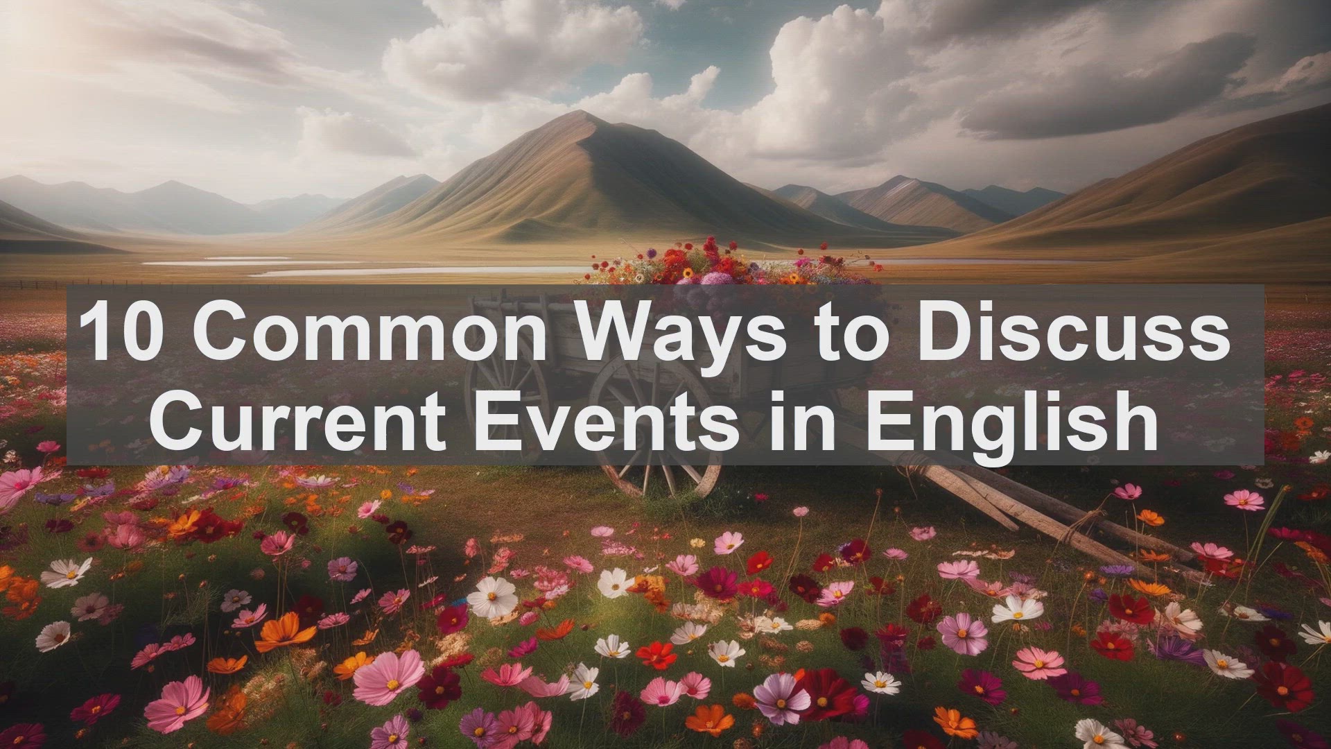 'Video thumbnail for 10 Common Ways to Discuss Current Events in English '