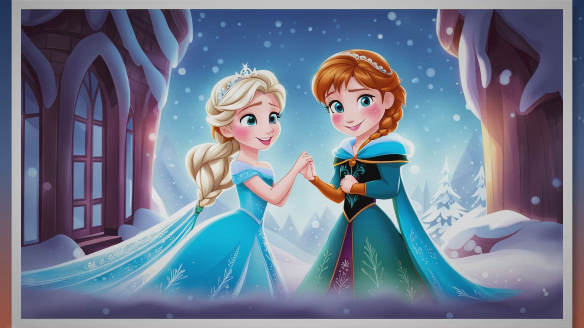 Frozen on sale online english