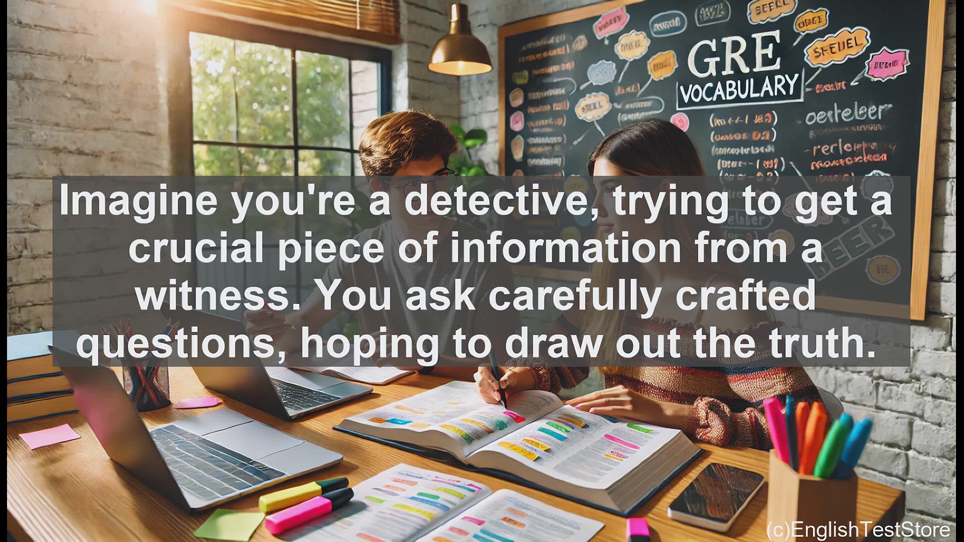 'Video thumbnail for GRE Vocabulary Lesson: Mastering 'Elicit' - A Key GRE Vocabulary Word'