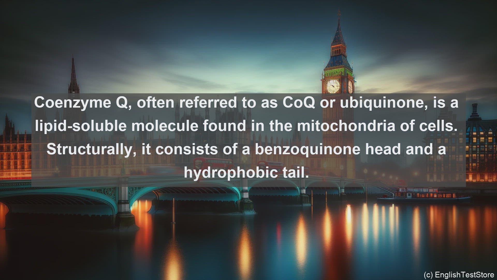'Video thumbnail for Coenzyme q in science  definition and examples'