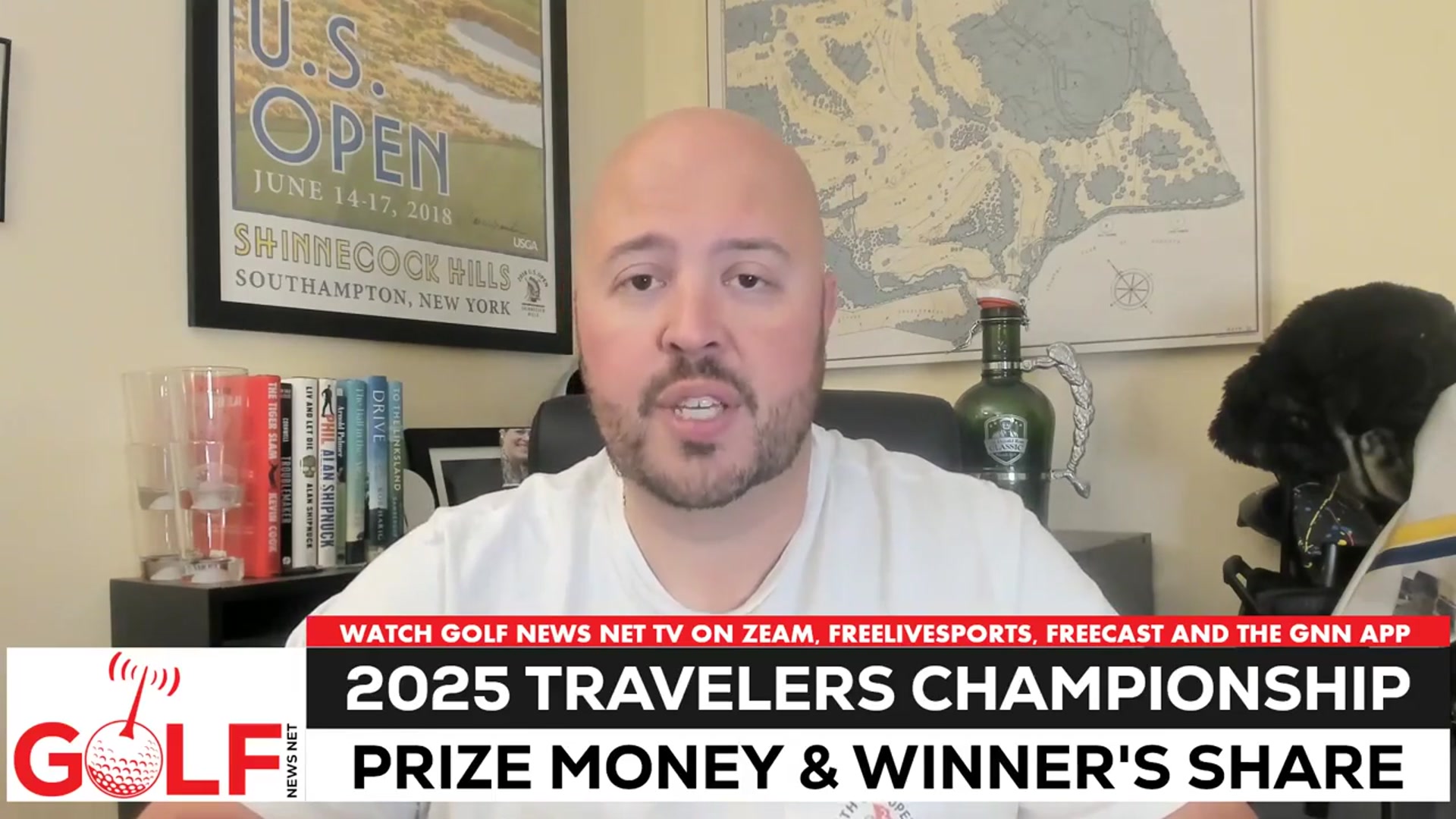 'Video thumbnail for 2025 Travelers Championship purse: The winner's money for the final Signature event'