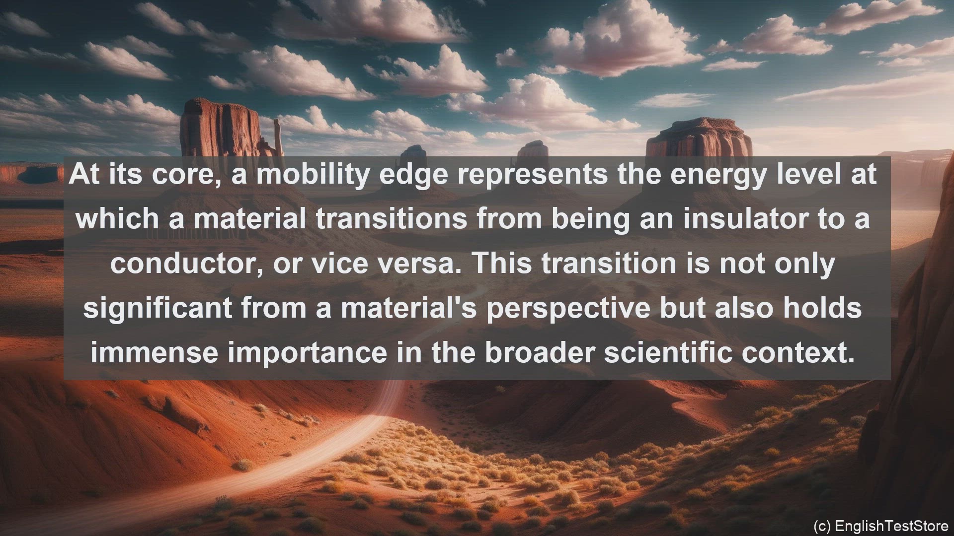 'Video thumbnail for Mobility edges in science  definition and examples'