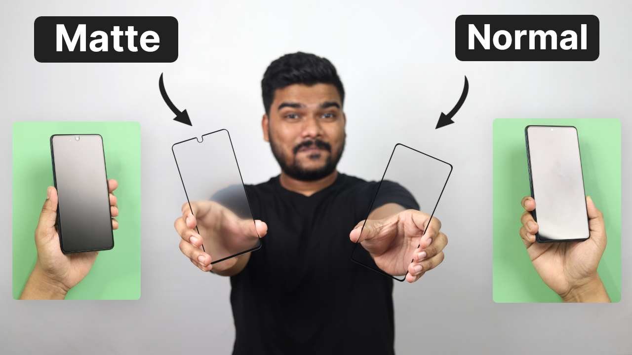 'Video thumbnail for Matte vs Normal Tempered Glass: Which is Best for Smartphone?'