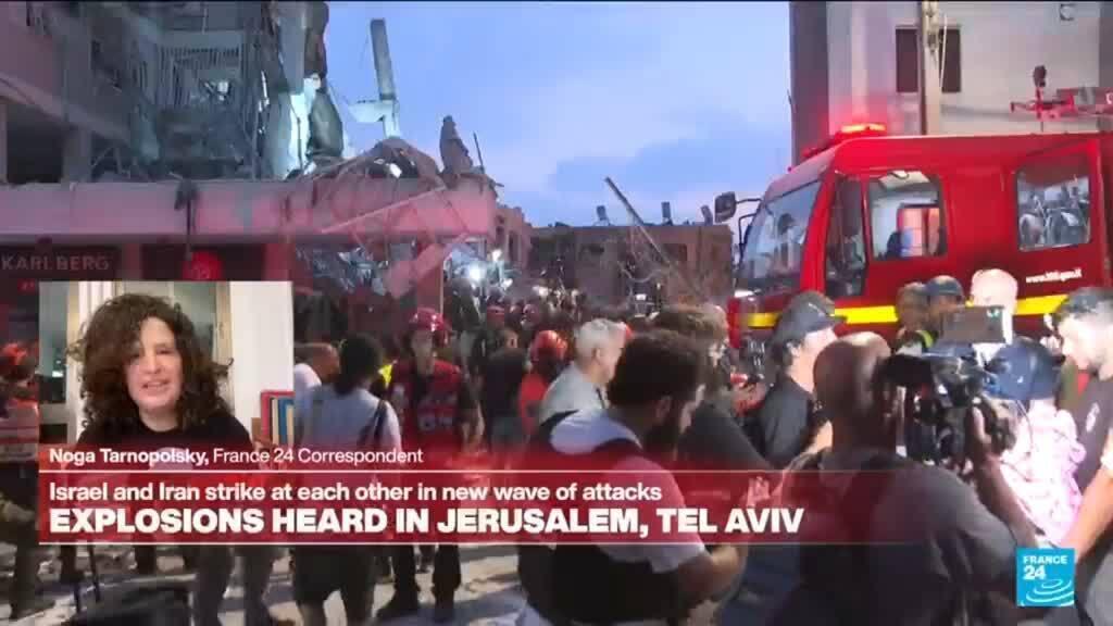 'Video thumbnail for Non-stop missiles, sirens in Israel for several hours as Iranian strikes cause casualties'