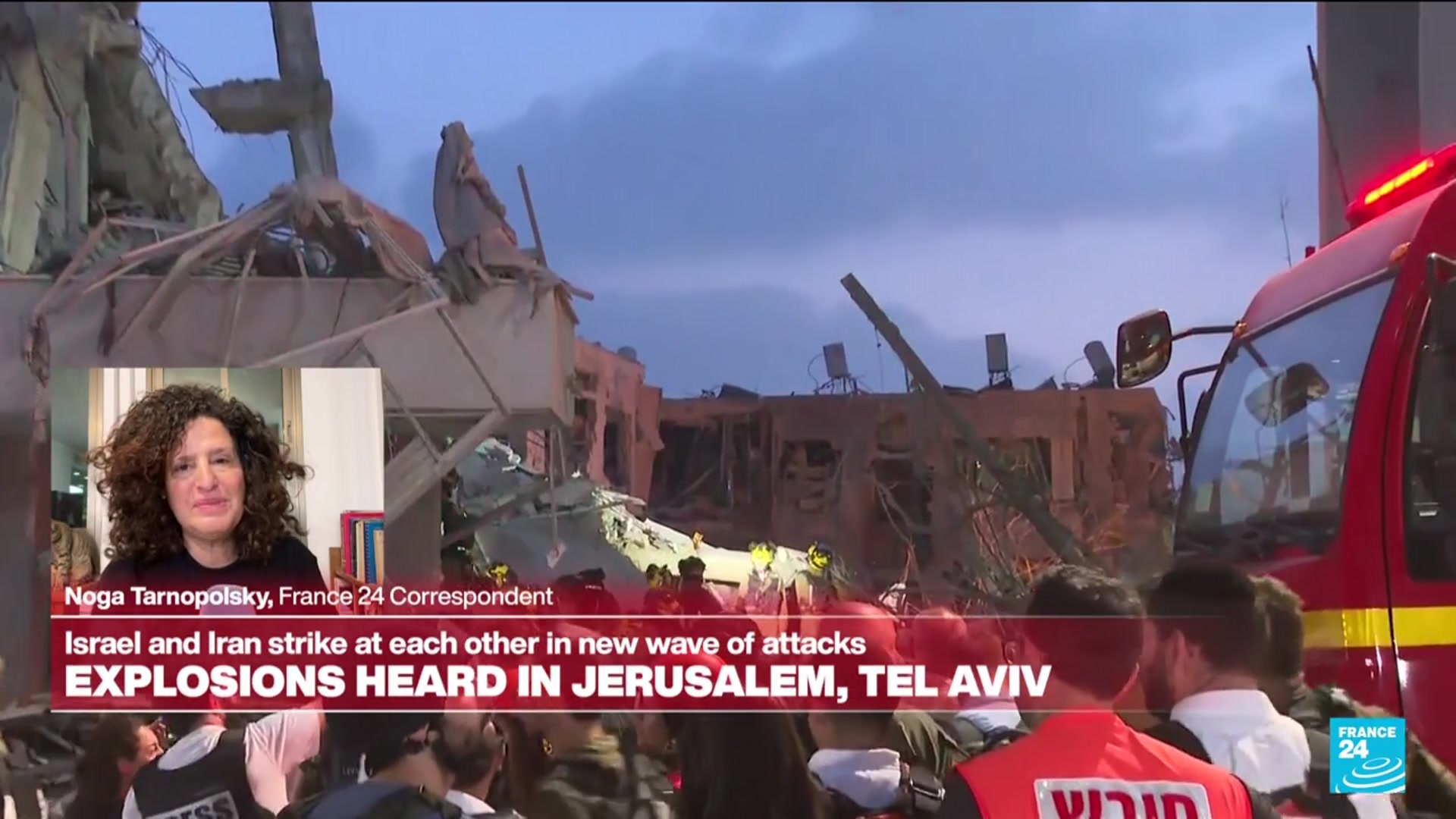 'Video thumbnail for Non-stop missiles, sirens in Israel for several hours as Iranian strikes cause casualties'