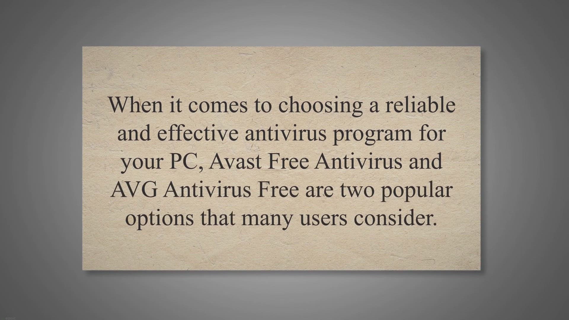 'Video thumbnail for Avast vs AVG: Which Free Antivirus Is Right for You?'