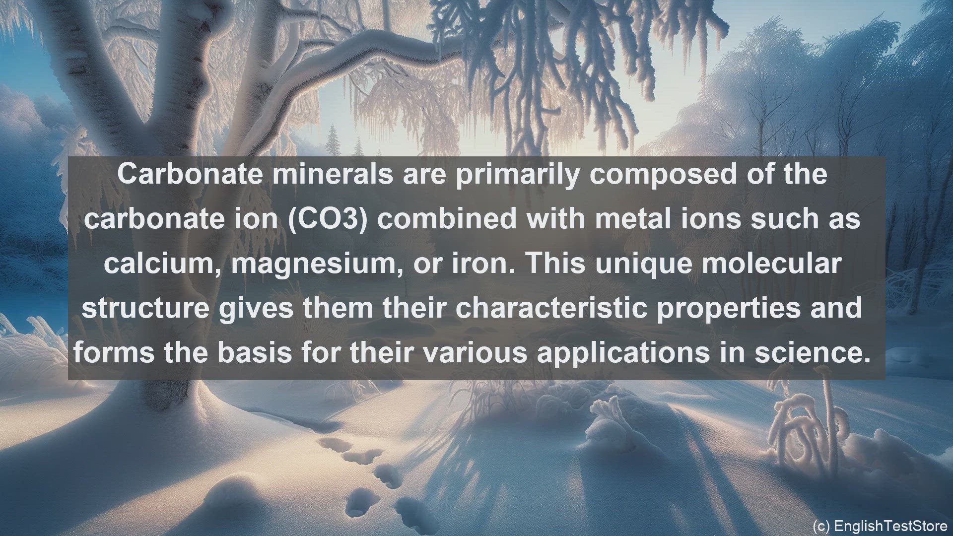 'Video thumbnail for Carbonate minerals in science  definition and examples'