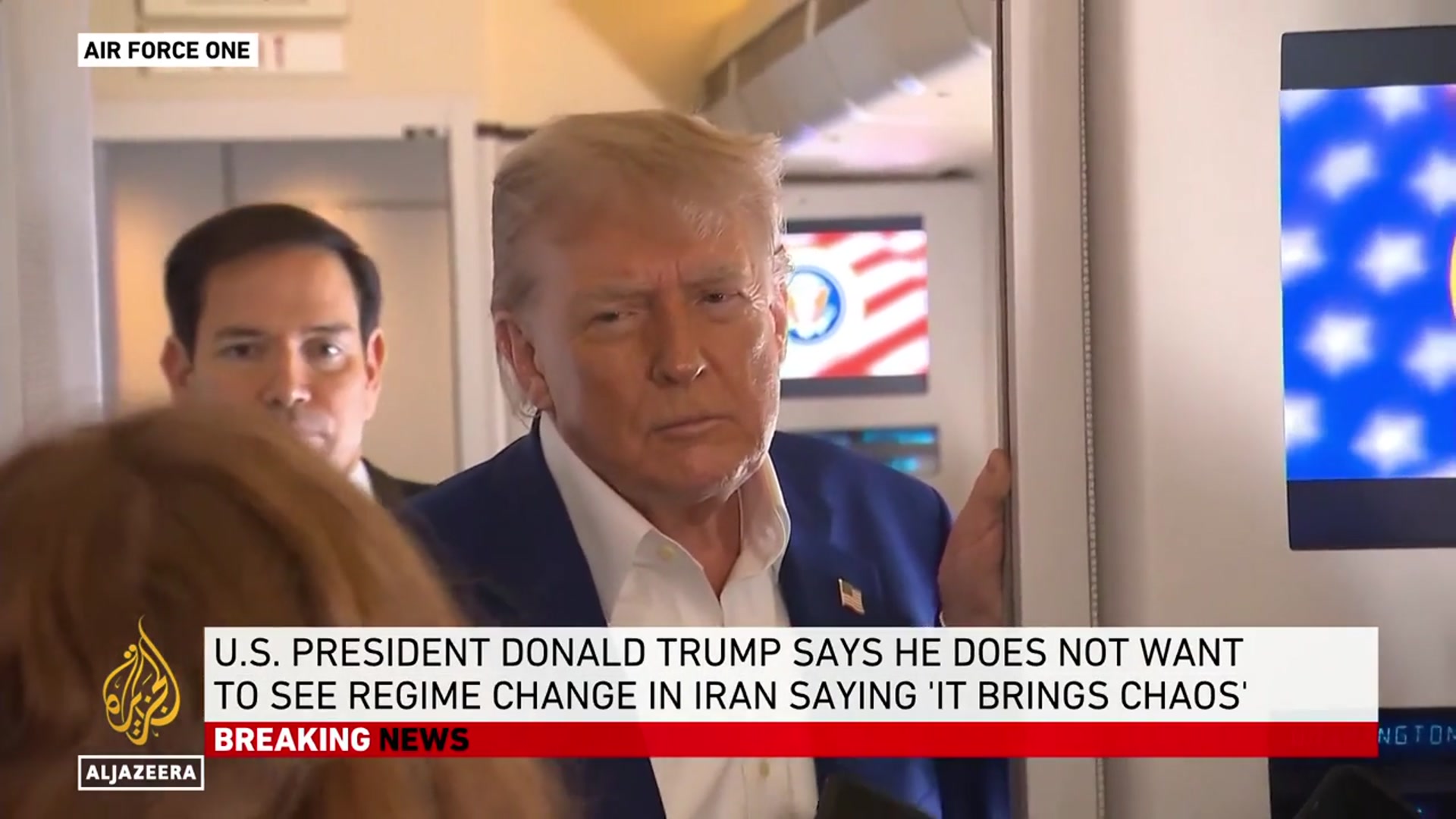 'Video thumbnail for Trump claims credit for stopping Israel's war with Iran, destroying its nuclear facilities'