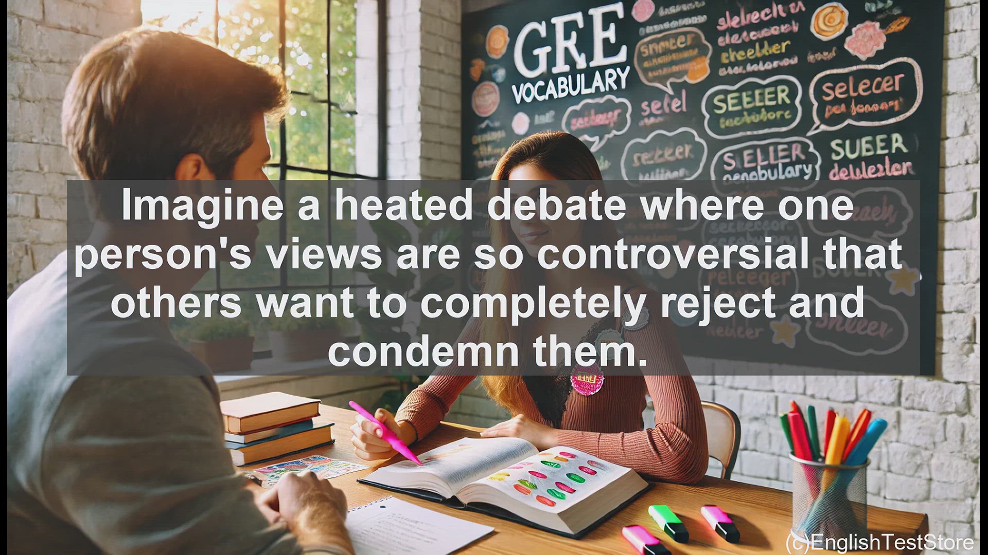 'Video thumbnail for GRE Vocabulary Lesson: Anathematize - The Power of Formal Condemnation'