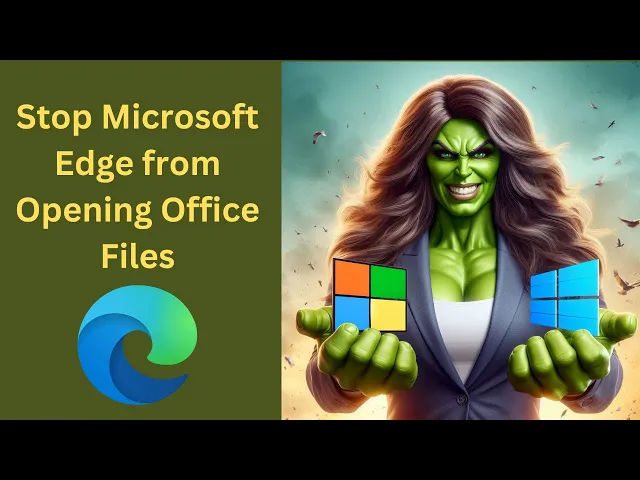 'Video thumbnail for How to Stop Microsoft Edge from Opening Office Files in the Browser | GearUpWindows Tutorial'