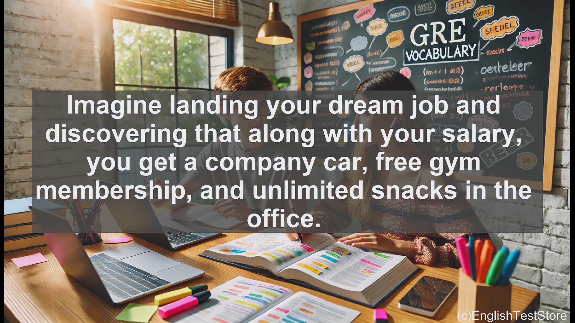 'Video thumbnail for GRE Vocabulary Lesson: Perquisites - The Extra Benefits of Your Dream Job'