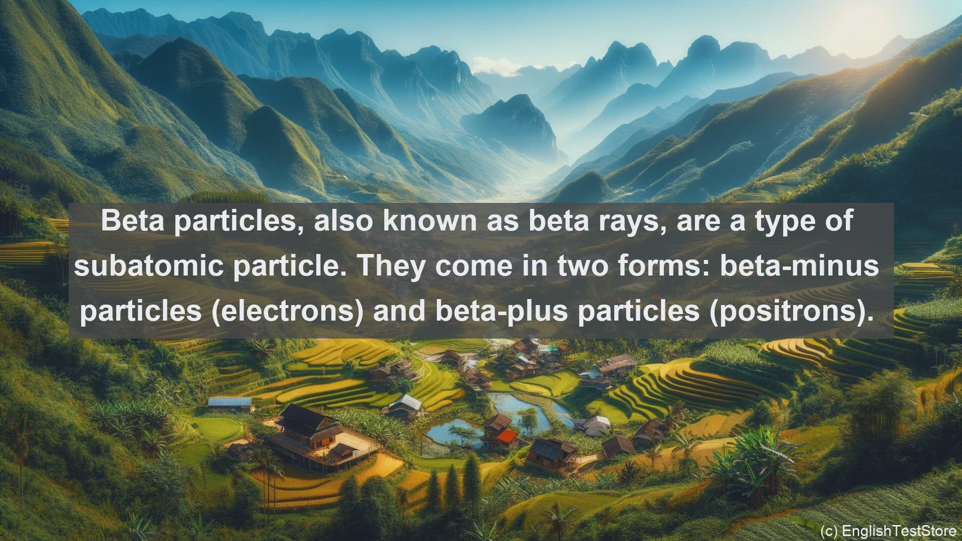 'Video thumbnail for Beta particle in science  definition and examples'