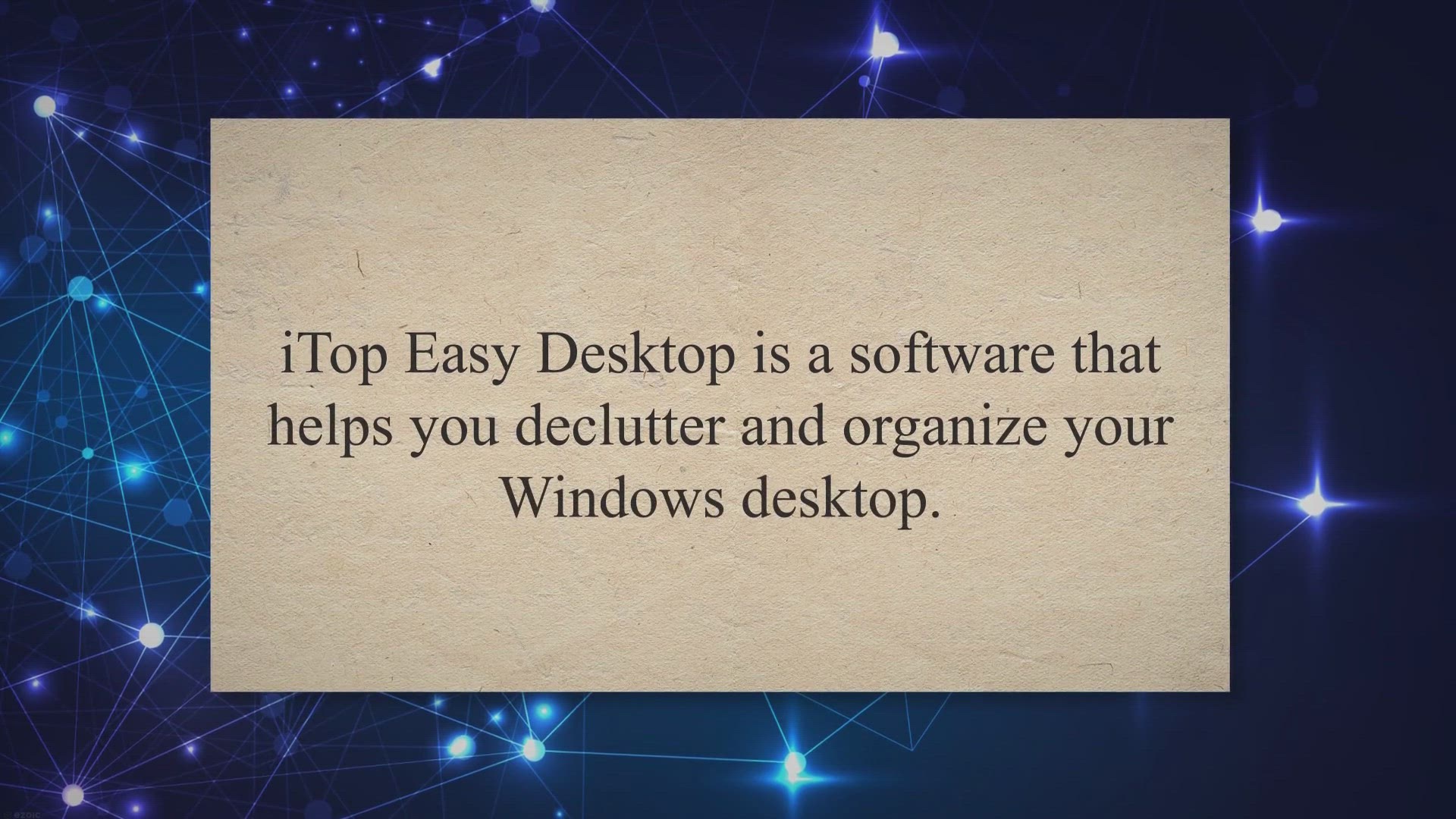 'Video thumbnail for iTop Easy Desktop: A Free Tool to Auto-organize your Desktop | Gear up Windows 11 & 10'