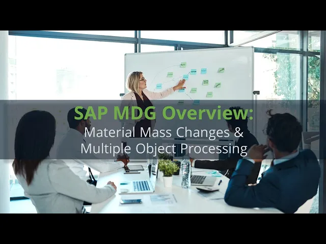 'Video thumbnail for Master SAP MDG: Material Mass Changes & Multiple Objects - Enroll Now!'