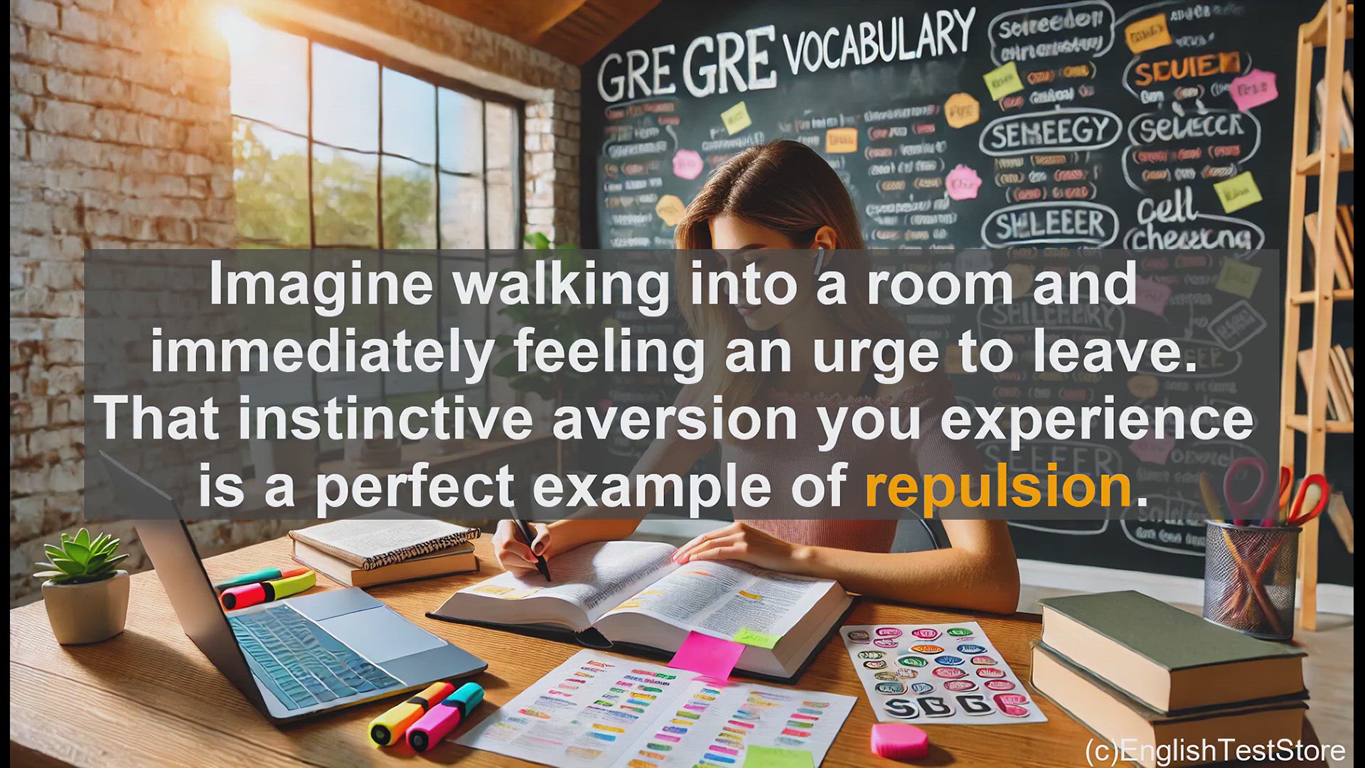 'Video thumbnail for GRE Vocabulary Lesson: Exploring the Powerful Word 'Repulsion''