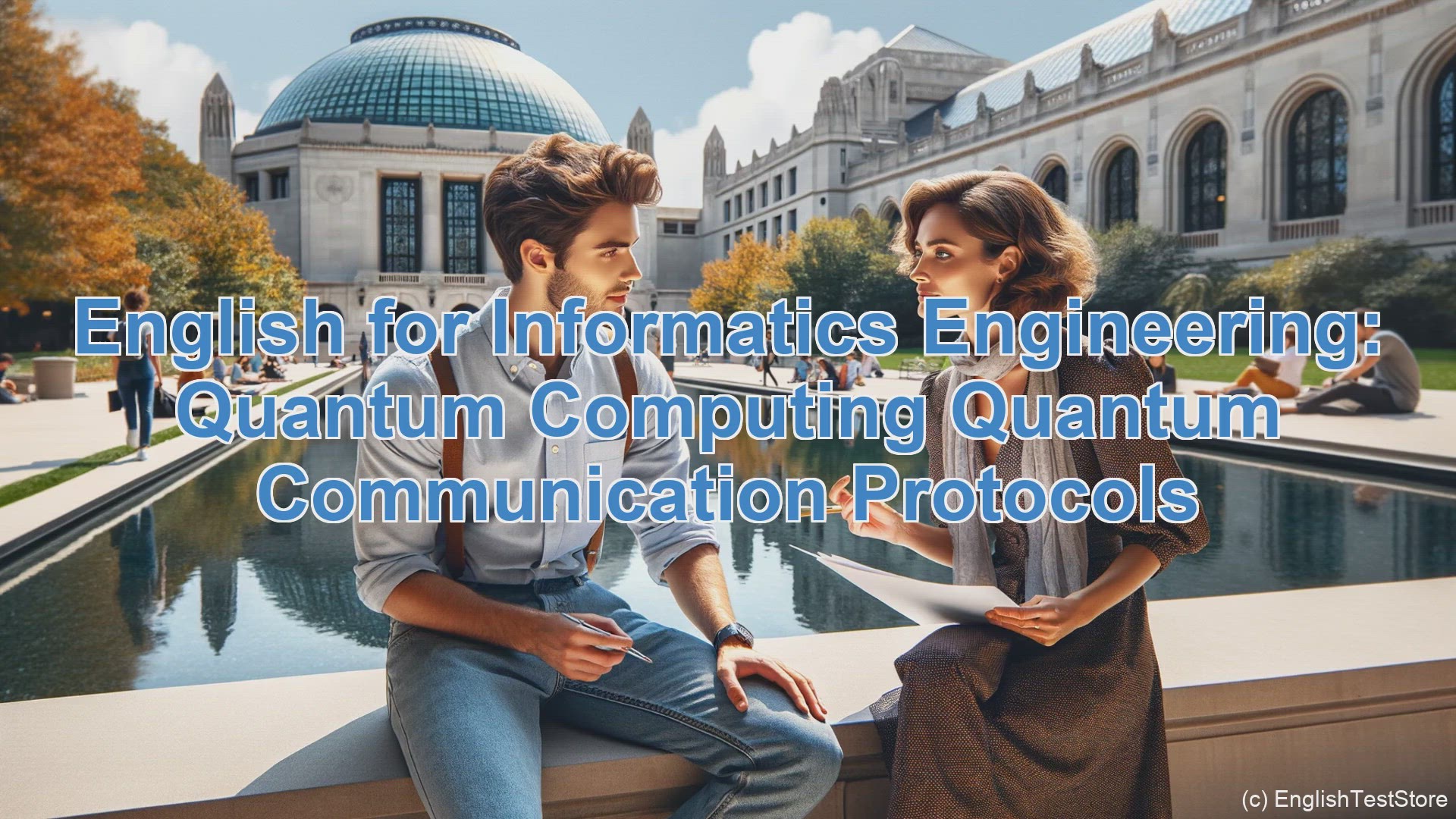 'Video thumbnail for English Conversation for Informatics Engineering: Quantum Computing Quantum Communication Protocols'