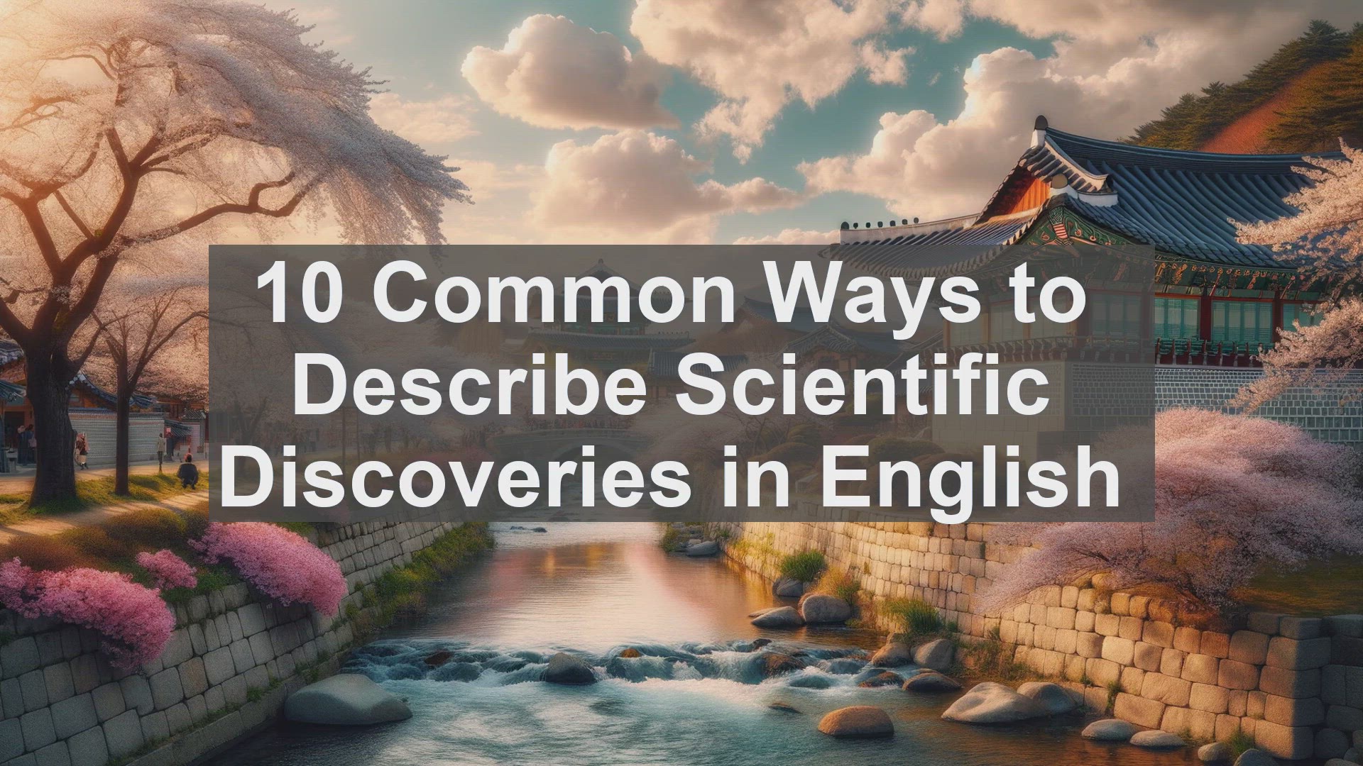 'Video thumbnail for 10 Common Ways to Describe Scientific Discoveries in English '