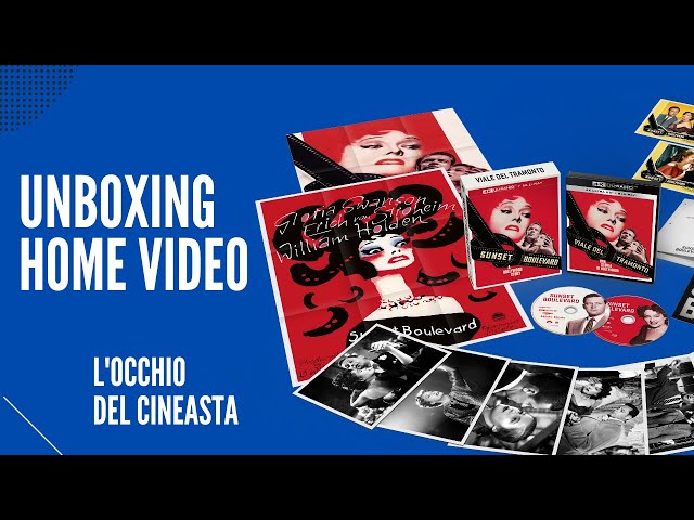 Video thumbnail for Unboxing del cofanetto di Viale Del Tramonto (1951) 4K UHD + Blu-ray - Collector's Edition (2025)