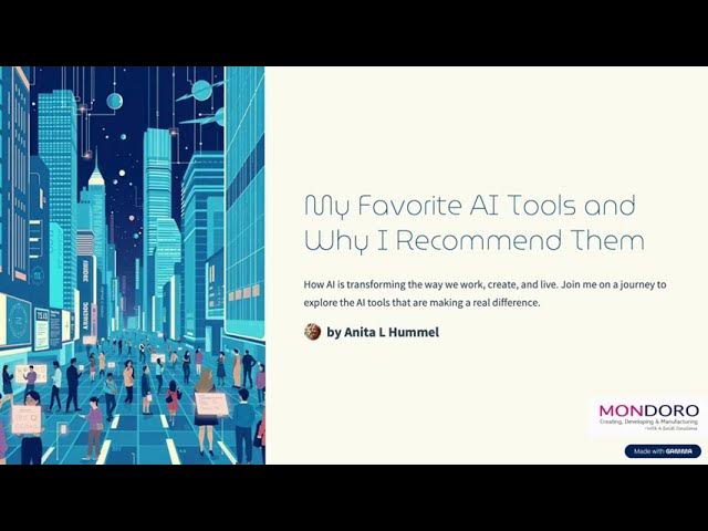 Video thumbnail for My Favorite AI Tools and Why I Recommend Them