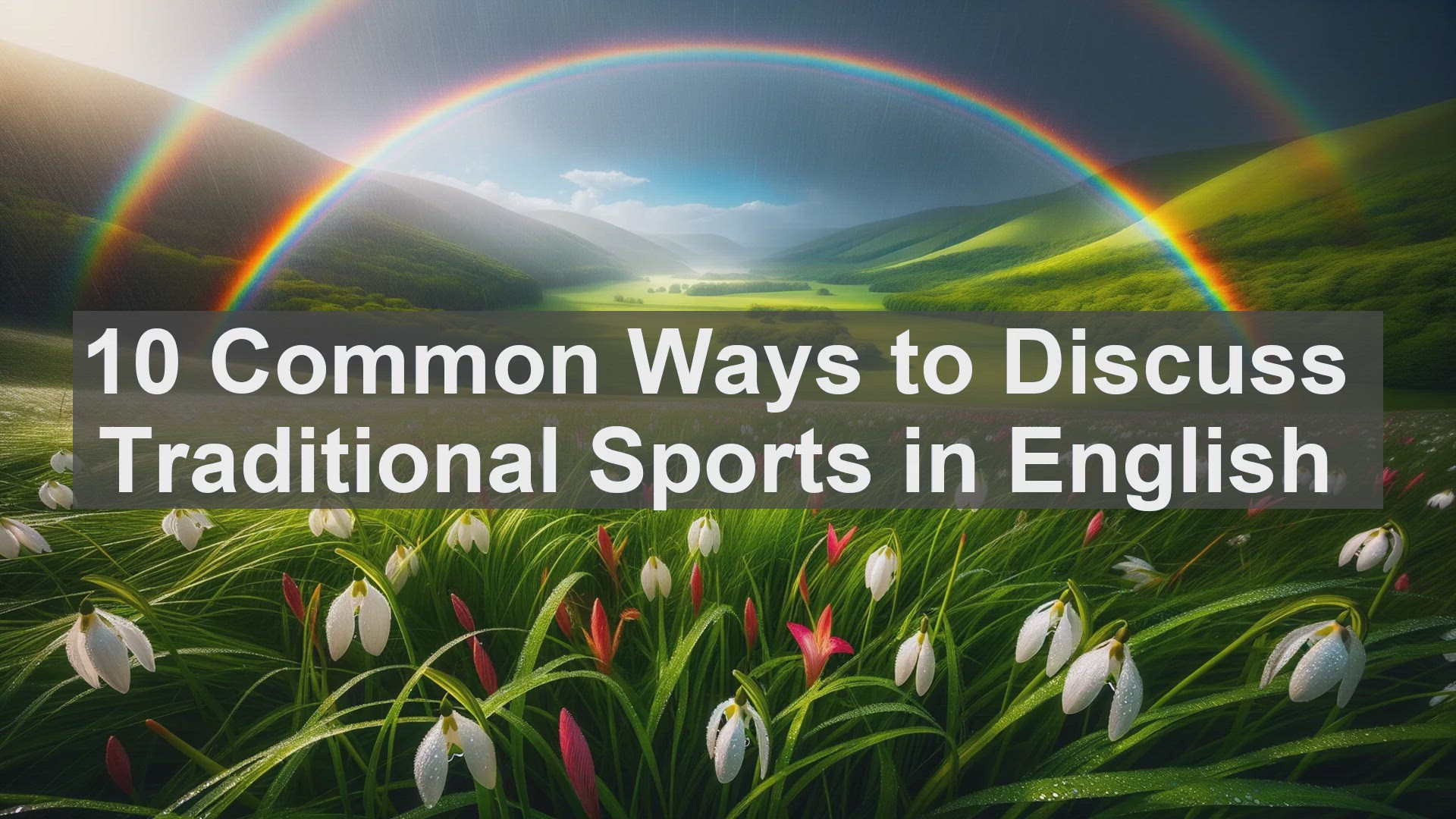 'Video thumbnail for 10 Common Ways to Discuss Traditional Sports in English '