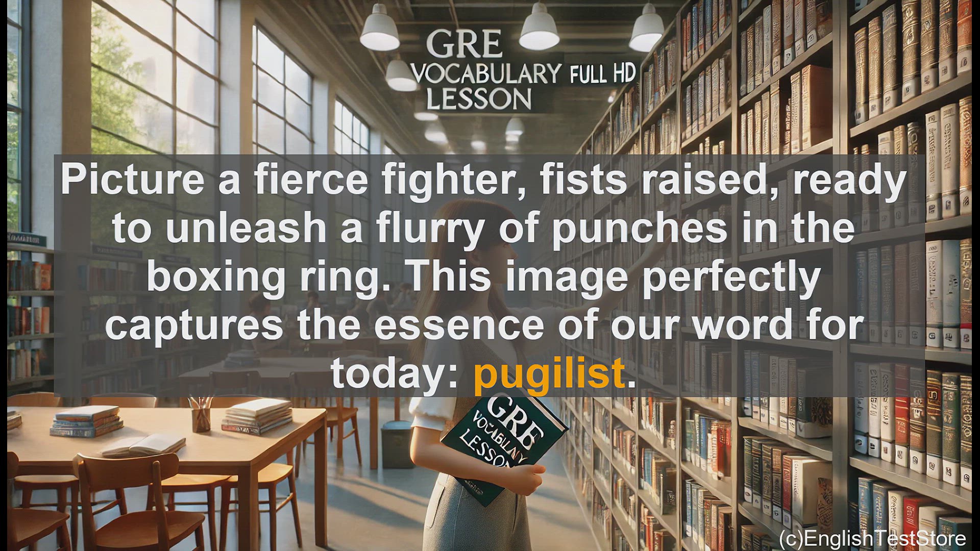 'Video thumbnail for GRE Vocabulary Lesson: The Pugilist - Mastering the Art of Boxing'