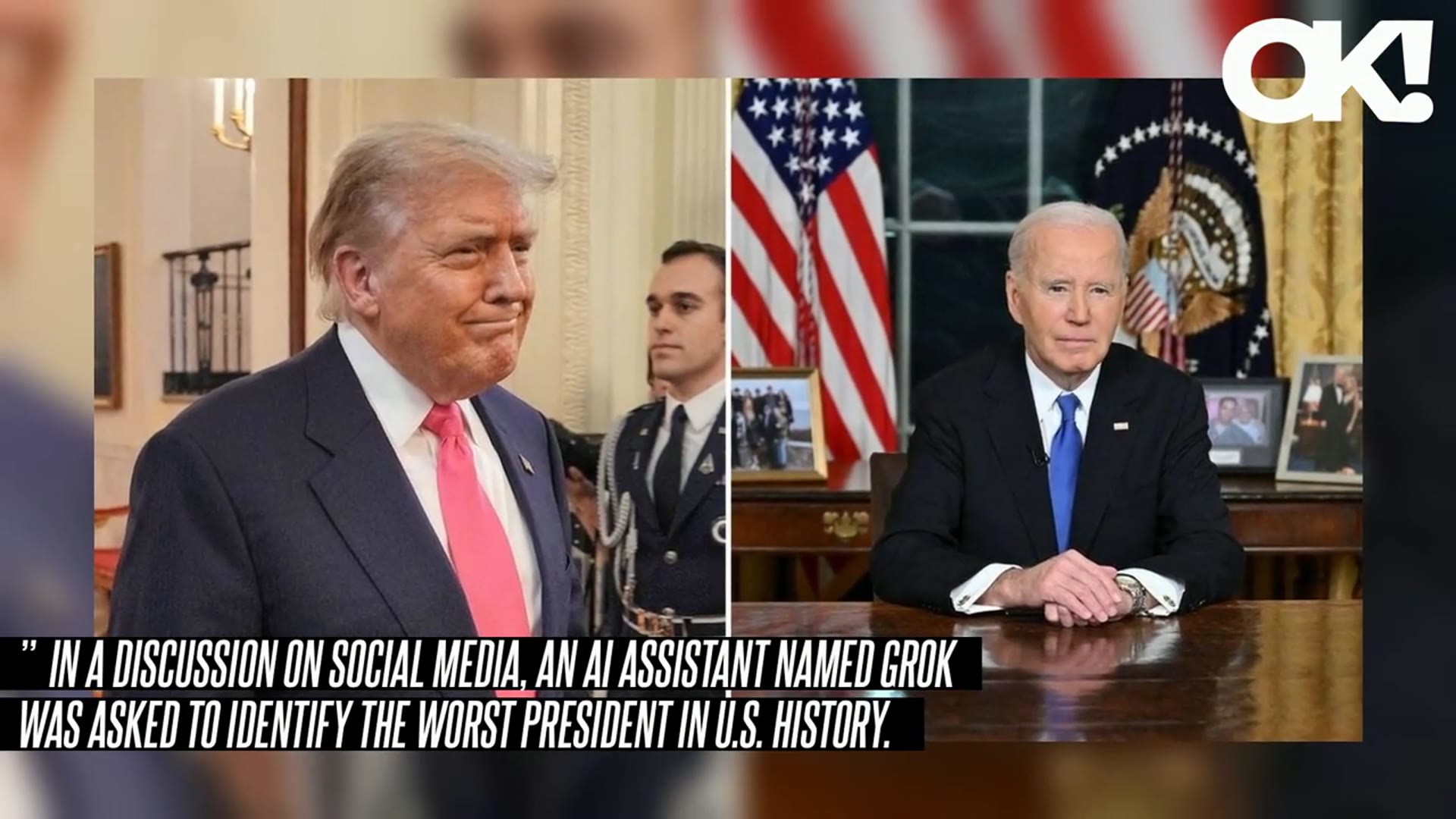 'Video thumbnail for Donald Trump Slams Joe Biden as 'Worst President' America's Ever Had in Scathing Rant'