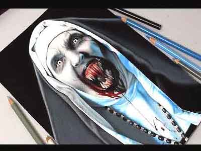 'Video thumbnail for Como desenhar: Freira ValaK (terror)'