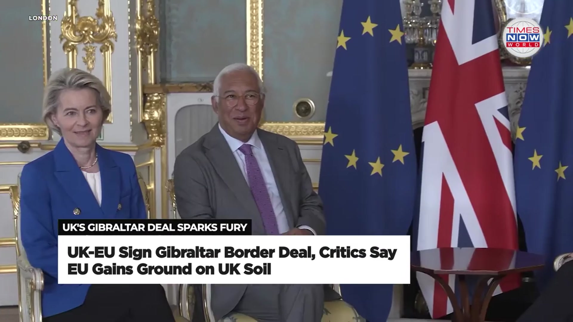 'Video thumbnail for EU Border Guards Get Final Say in UK Territory; Brits Could Be Turned Away from Gibraltar| TN World'