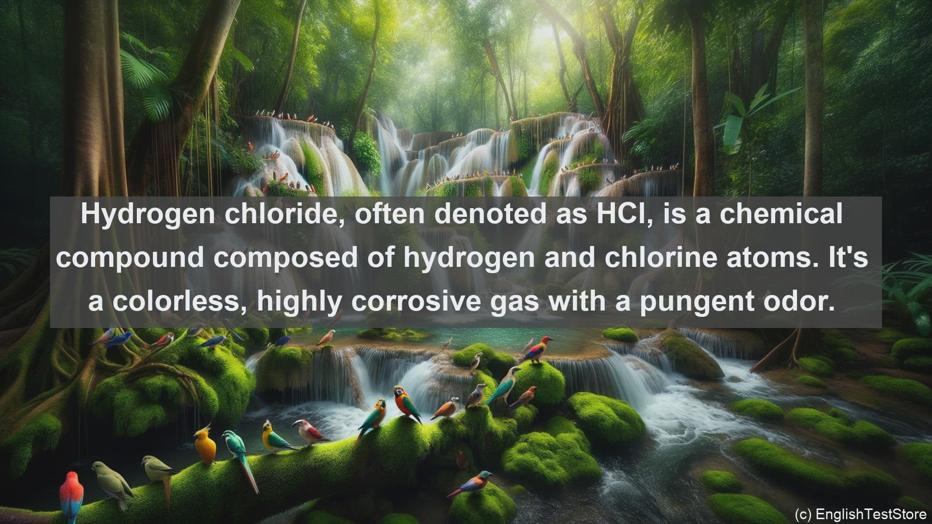 'Video thumbnail for Hydrogen chloride in science  definition and examples'