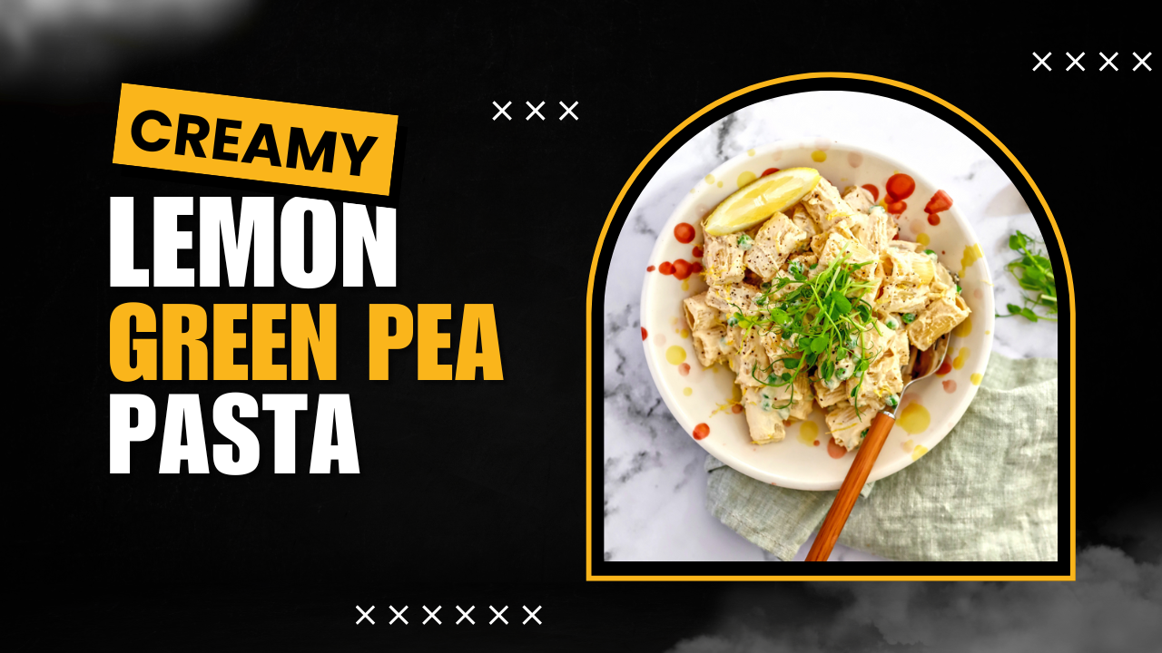 Video thumbnail for Creamy Lemon and Green Pea Pasta