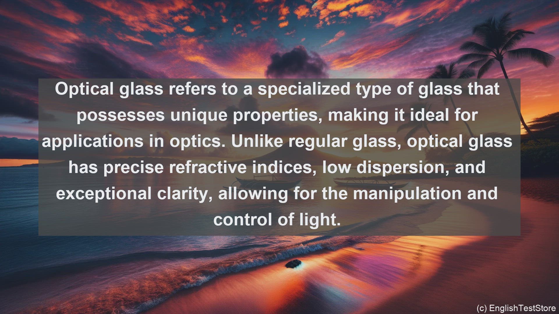 'Video thumbnail for Optical glass in science  definition and examples'