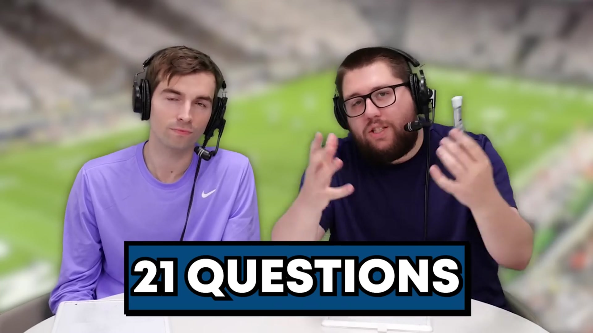 'Video thumbnail for NEW VERSION of NFL 21 Questions (Head-to-Head)'