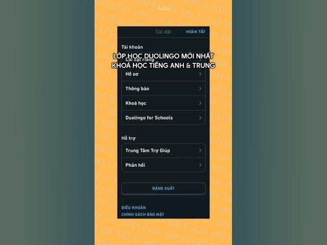 Video thumbnail for Đây là các lớp học Duolingo không quảng cáo do mình vừa tạo mới: Dành cho bạn nào cần thì dùng nhé!!