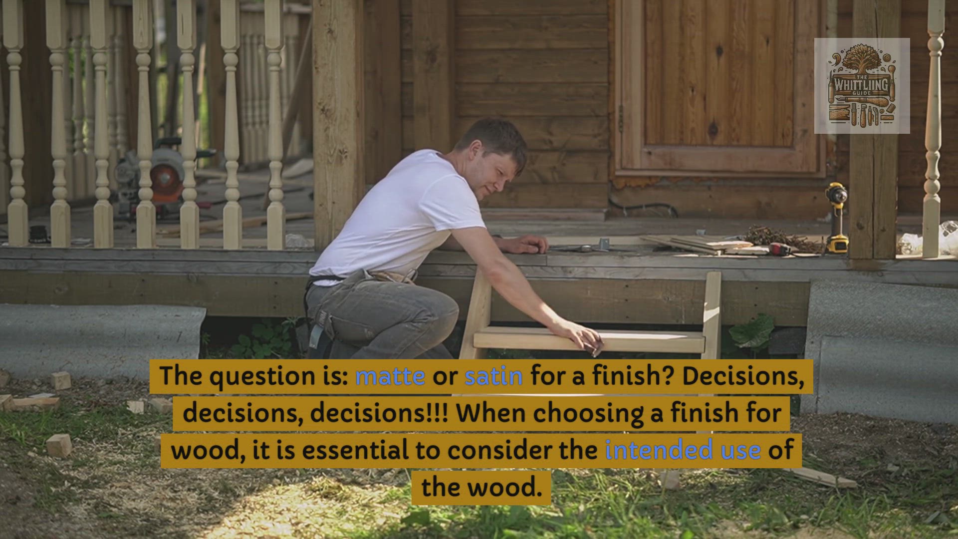 Video thumbnail for Matte vs Satin Finish for wood