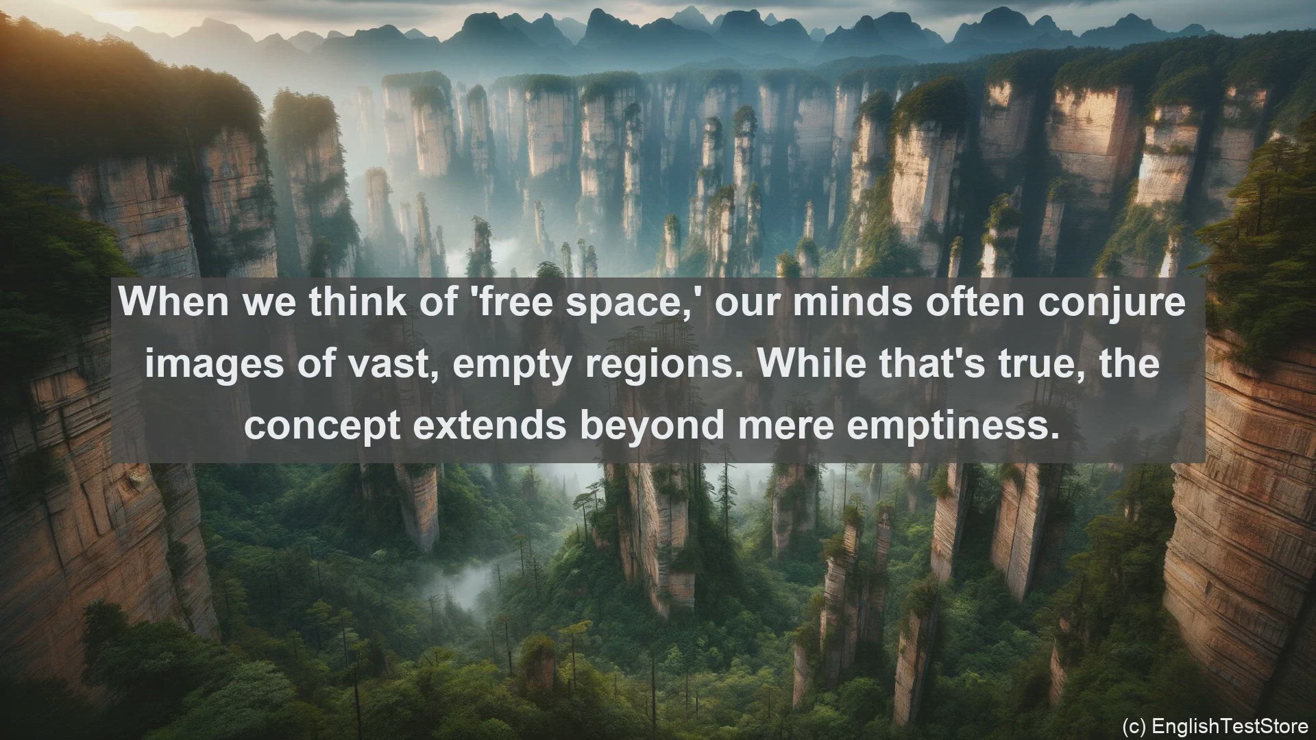 'Video thumbnail for Free space in science  definition and examples'